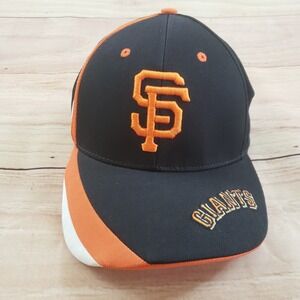 San Francisco Giants Hat Cap Mens Strap Back Black Orange MLB Baseball Adult